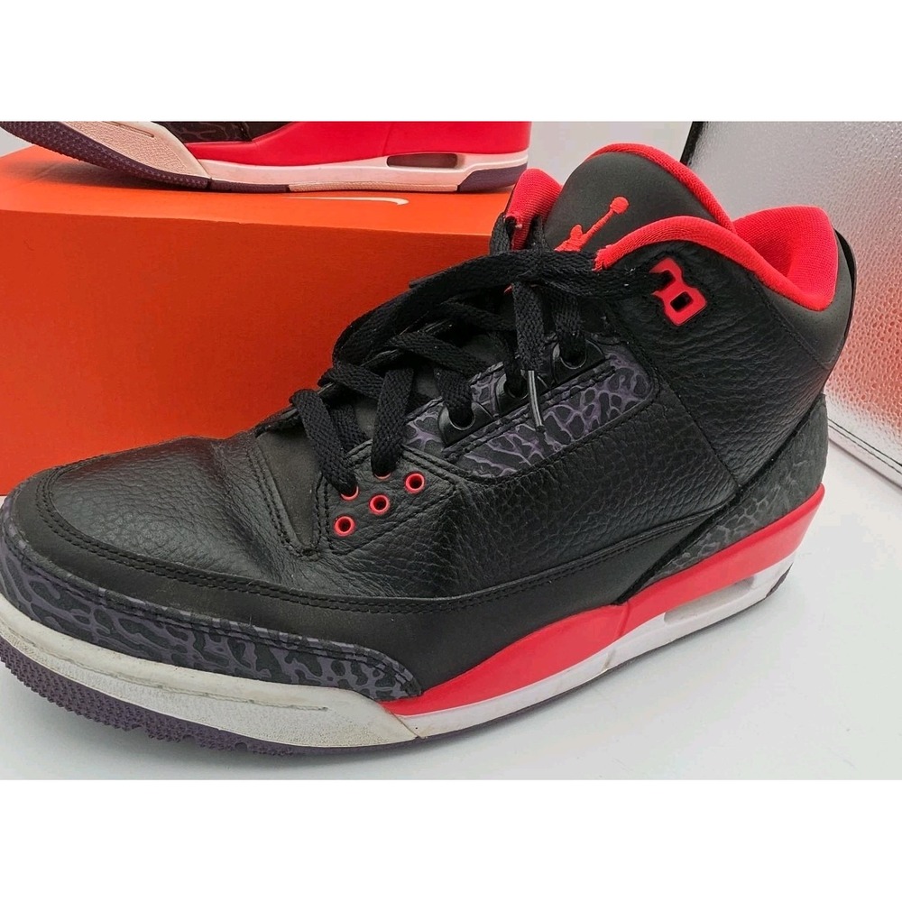 Nike Air Jordan 3 Retro Crimson Size US 9.5 *Great Shape* UK 8.5 EUR 43